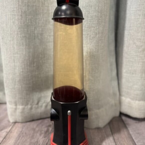Vintage 1990’s Texaco Gas Pump Lava Lamp - Black Base, Red Wax, Clear Liquid - Picture 10 of 10